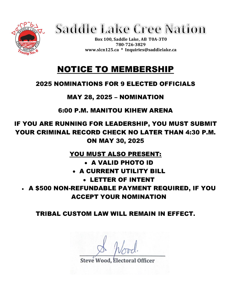 Notice to Membership