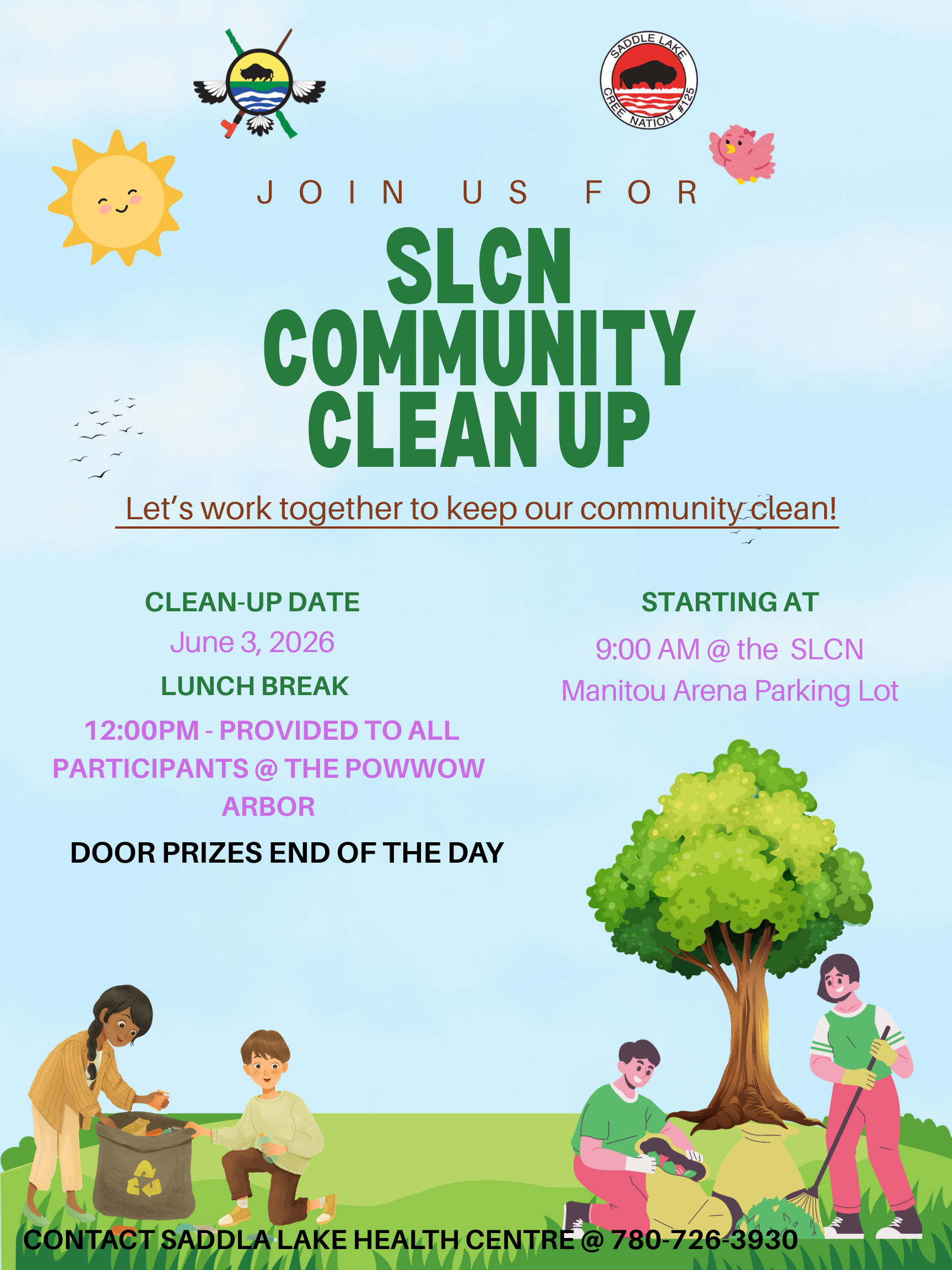 Community Clean up Day - Saddle Lake Cree Nation