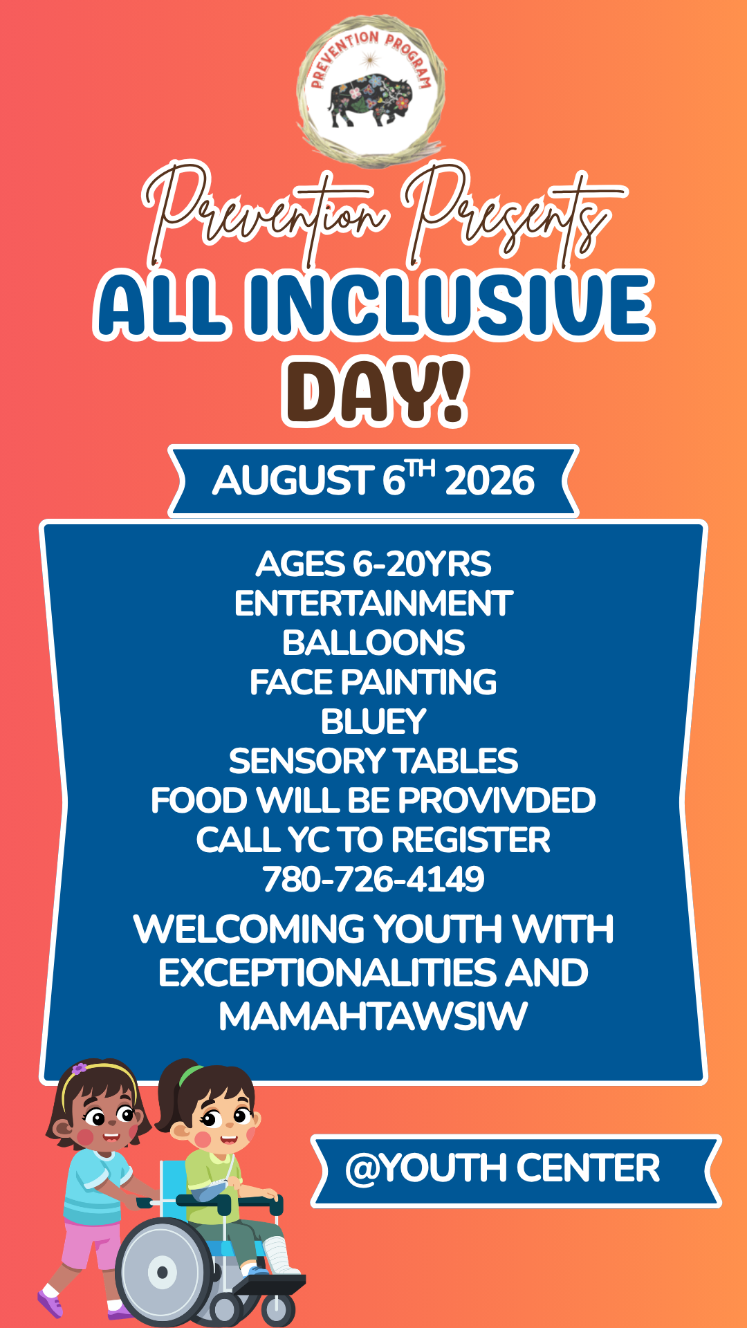Prevention Program Presents: All Inclusive Day!